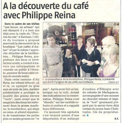 Article de presse Les Cafs d'Antan La Provence 3 octobre 2009