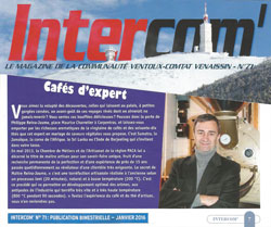 Article de presse Les Cafs d'Antan Inter'com janvier 2016